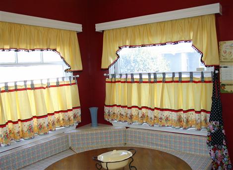 More is More » Kitchen Curtains and a Thank You